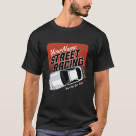 Camiseta Motoesporte de corrida na rua personalizado