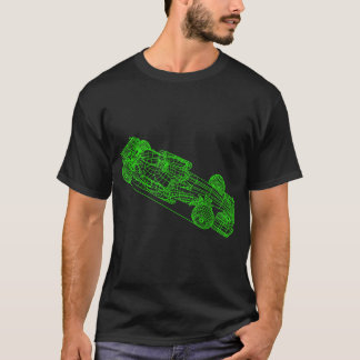 Camiseta Motoesporte de Fórmula de Carro Racecar