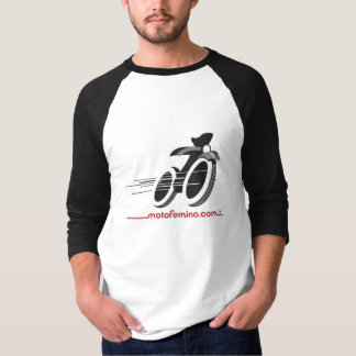 Camiseta MotoFemina 3/4 de Raglan da Capa