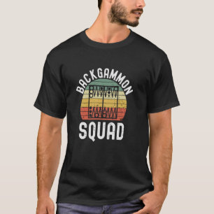 Camiseta Motogamão Esquadrão Funny Backgammon Clube Humo