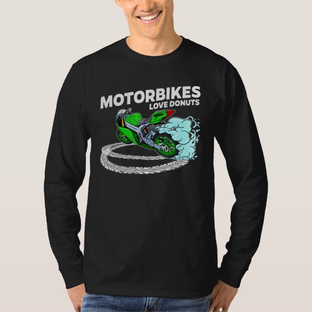 Camiseta Motomomotociclista casual Biker Rosquinha Racing S (Frente)