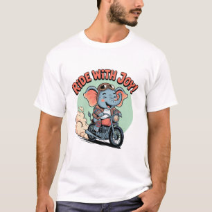Camiseta Motomoto-Elefante Cute Tatuado Ria
