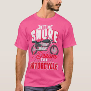 Camiseta Motomoto I Não Nó Biking Motocicleta Funny Bik