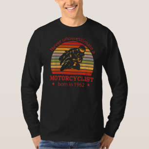 Camiseta MotomotoNascer 1962 Aniversário de 1962