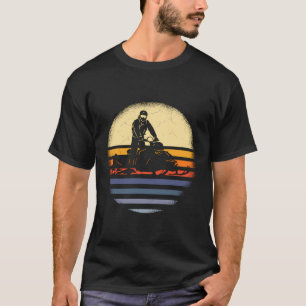 Camiseta Motoneve Divertido Pilotagem de Motoneve