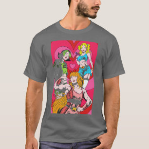 Camiseta Motoons de puff femininas de puff 2000