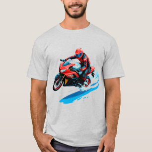 Camiseta Motoqueiro Noturno Veloz Energia Ousada na Rua