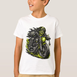 Camiseta Motoqueiro Zumbi de Moto