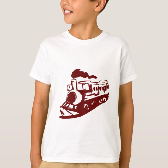 Camiseta Motor a Vapor Antigo (Frente)