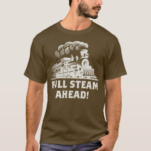 Camiseta Motor A Vapor cheio À Frente