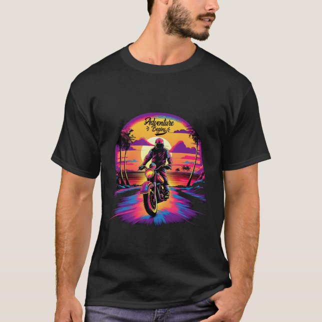 Camiseta Motor Adventure inicia T-shirt (Frente)