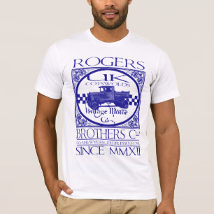 Camiseta motor britânico co do vintage dos cotswolds por