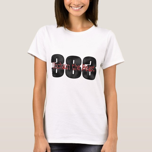 Camiseta motor brutalmente de 383 stroker (Frente)