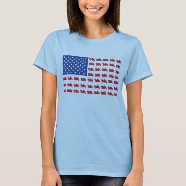Camiseta Motor-Cycle-Flag-Cruiser (Frente)
