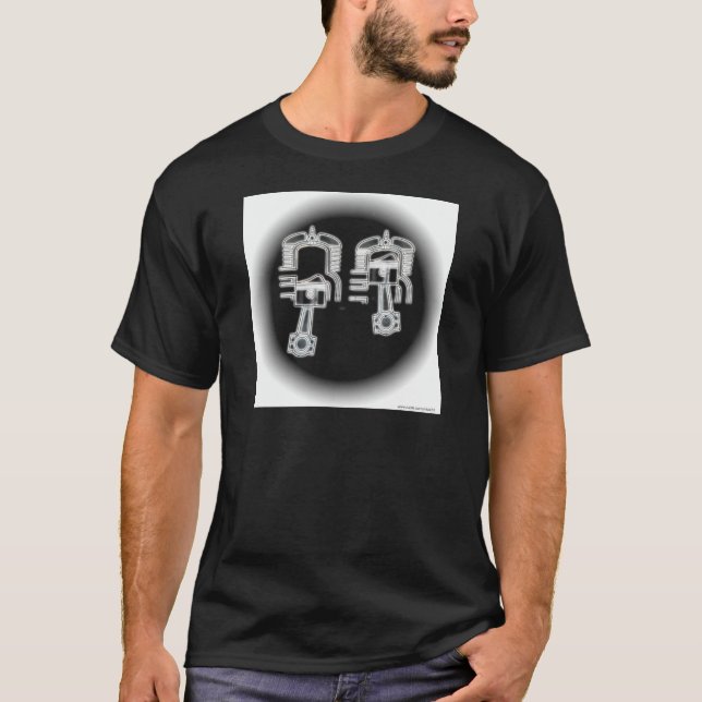 Camiseta Motor de dois cursos (Frente)
