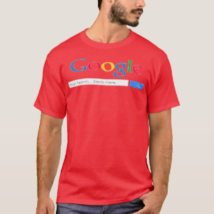Camiseta motor de pesquisa Google