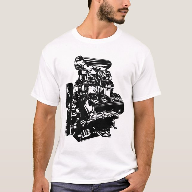 Camiseta Motor De Sopro A Preto (Frente)