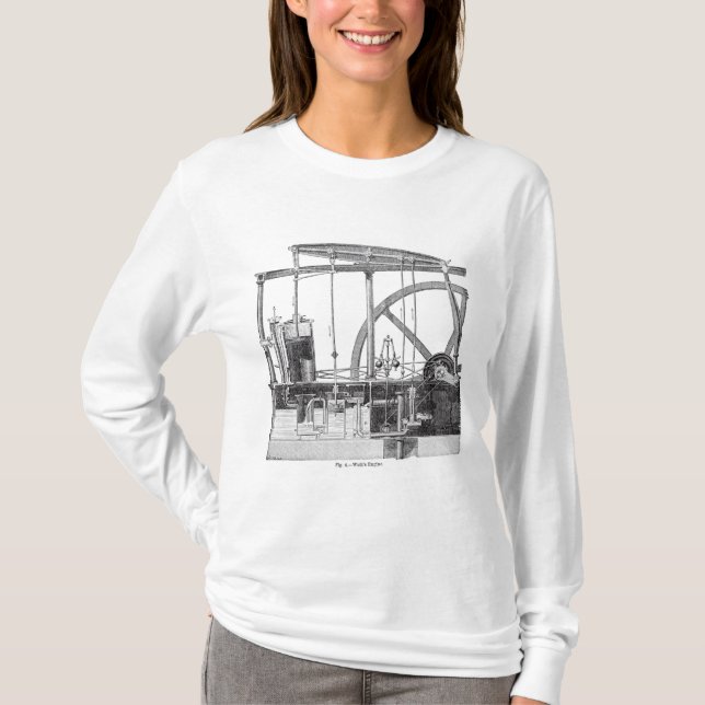 Camiseta Motor de vapor (Frente)