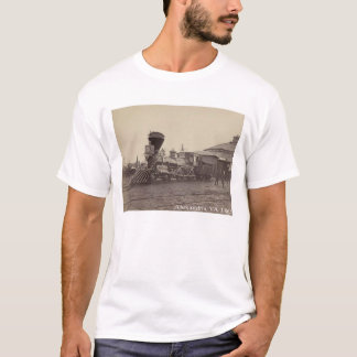 Camiseta Motor de vapor Alexandria, t-shirt do trem do Va