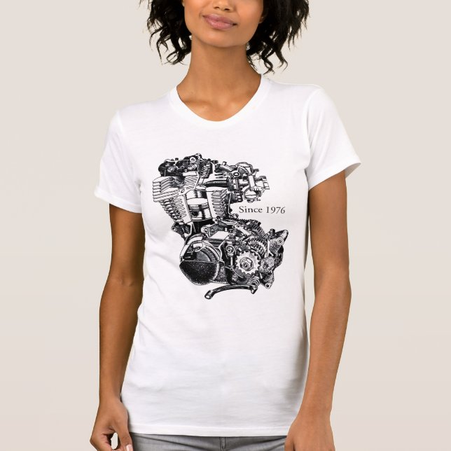 Camiseta Motor de XT 500 (Frente)