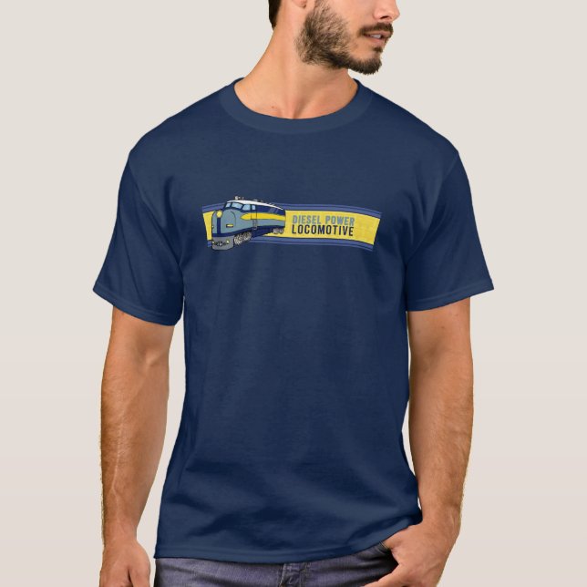 Camiseta Motor diesel dos anos 50 | potência diesel (Frente)