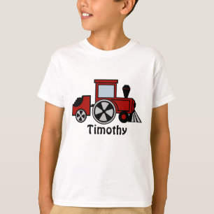 Camiseta Motor do comboio vermelho