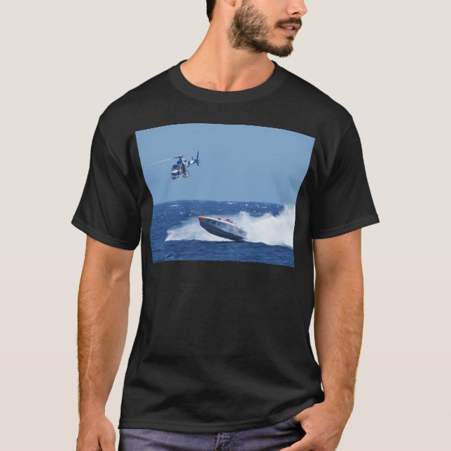 Camiseta Motor E Helicóptero Transportados Por Aviões (Frente)