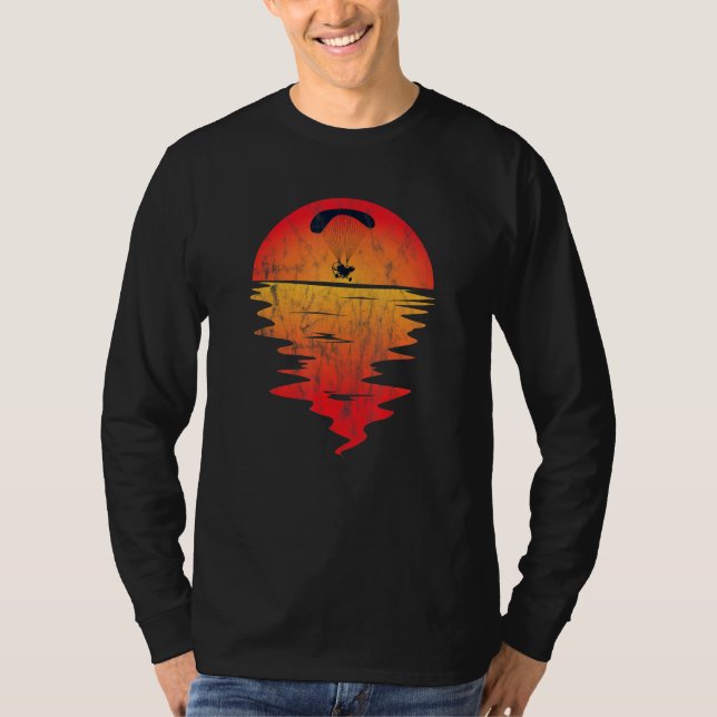 Camiseta Motor Glider Em Frente À Ideia Do Sunset (Frente)