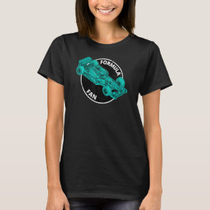 Camiseta Motor mecânico de Blueprint do Carro de Corrente c