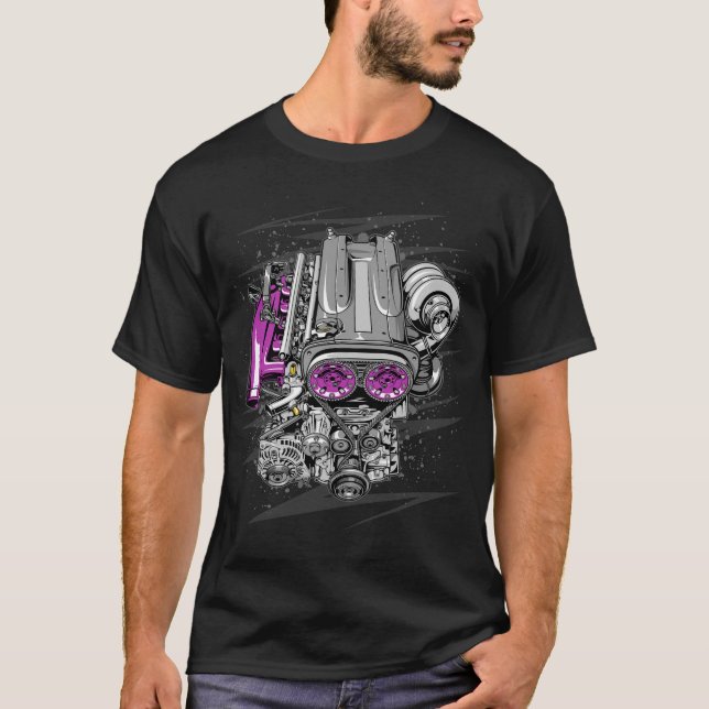 Camiseta Motor Nissan RB26 (Frente)