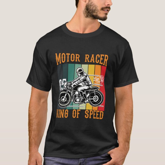 Camiseta Motor Racer King of Speed (Frente)