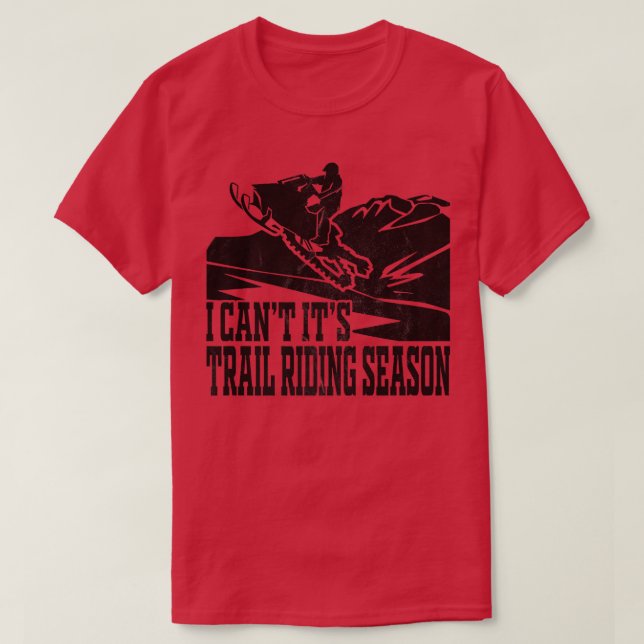 Camiseta Motor Sled e Snowmobile Ring (Frente do Design)