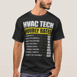 Camiseta Motor Técnico Engraçado de Taxa Horária Técnica Me