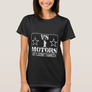 Camiseta motor V8, carro americano, amante de mecânica de m
