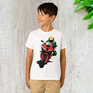 Camiseta Motorciclista Andando Red Sportbike