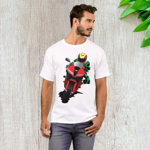 Camiseta Motorciclista Andando Red Sportbike