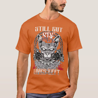 Camiseta Motorcycle Biker Motorbike Rider Ainda Tem Seis Li