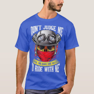 Camiseta Motorcycle Biker Não Me Julgue