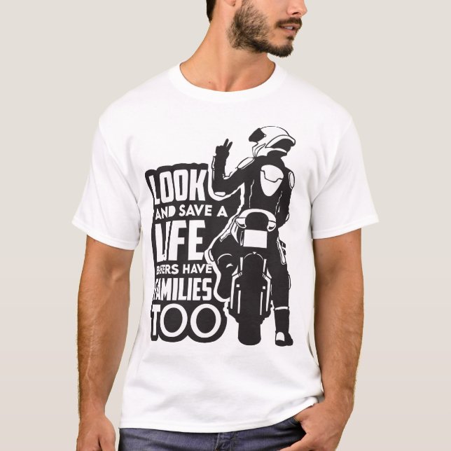 Camiseta Motorcycle Ride Speed and Freedom Design (Frente)