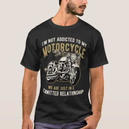 Camiseta Motorcycle Rider cita o Funny Biker Design