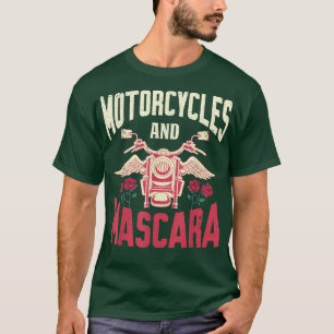 Camiseta Motorcycle Riding Women Funny Mascara Motorbike Ri