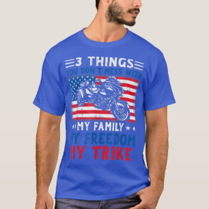 Camiseta Motorcycle Trike American Biker governa com graça