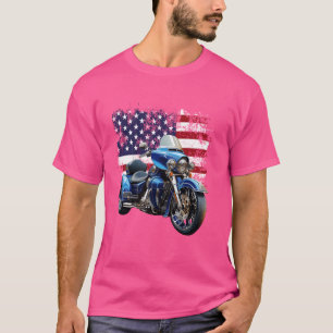 Camiseta Motorcycle Trike American Rider MotorTrike USA Fla