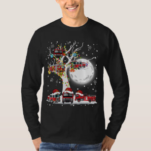 Camiseta Motores de Fogo do Papai Noel em Tree Christmas Pa