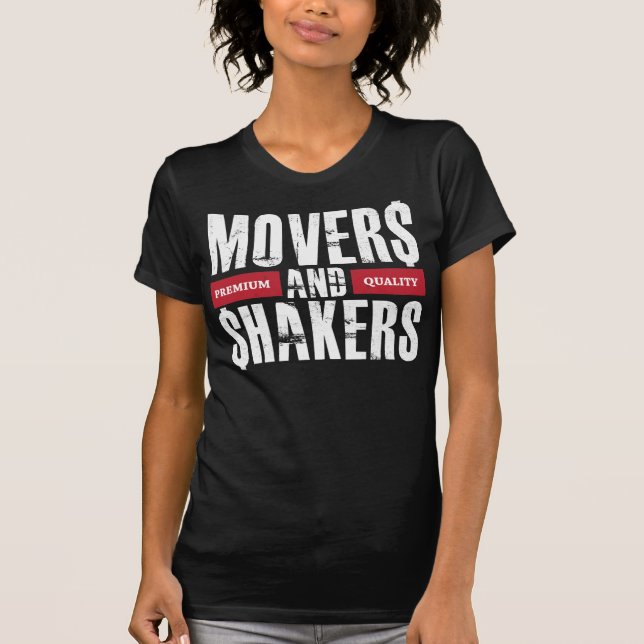 Camiseta Motores e abanadores - vermelho e branco (Frente)