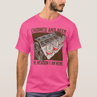 Camiseta Motores e cerveja