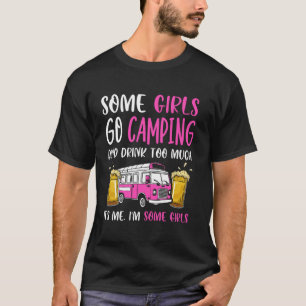 Camiseta Motorhome Acampamento Caravana Retro Rv Trailer Al
