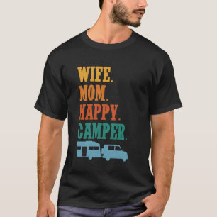 Camiseta Motorhome Camping Retro Família Caravana Rv Reboqu