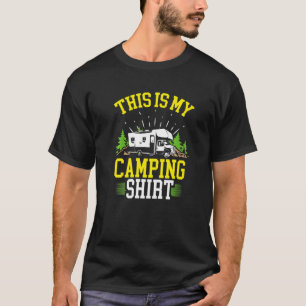 Camiseta Motorhome Rv Camper Este É O Meu Acampamento 1