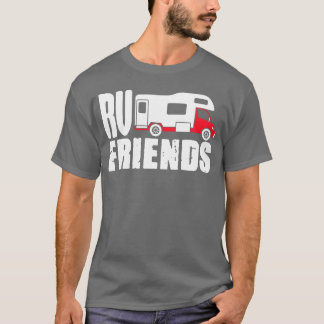 Camiseta Motorhome Rv Camping Camper Rv Amigos família